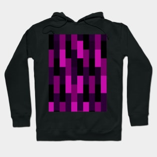 Pink and Purple Geometric Art in Tiled Pattern Hoodie